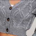 Elegant Hand Knitting Woolen Ladies Cardigan Design  S