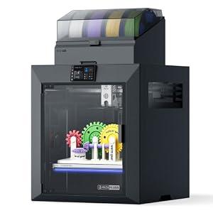 QIDI Plus5 Combo Multi-Color 3D Printer, 320×320×300mm Large Build Volume
370℃ nozzle, 65℃ chamber heating, max 600mm/s high speed, auto-leveling, AI camera, Polar Cooler optional, multi-materials