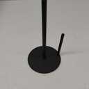 Paper Towel Holder Black, Premium Stainless Steel Kitchen Roll Dispenser, Countertop Roll Organizer with Weighted Base