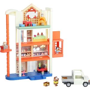 Bluey Hammerbarn Mega Kids Home Improvement Store Playset, 22, 4 Level Pretend Store with 15 Accessories and 45+ Sounds, Kids Play Market for Ages 3+ Bluey Hammerbarn Mega Kids Home Improvement Store Playset, 22, 4 Level Pretend Store with 15 Accessories and 45+ Sounds, Kids Play Market for Ages 3+