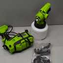 Paint Sprayer, AMZWOLF 1250W HVLP Spray Paint Gun with 5 Nozzles & 3 Spray Patterns, Adjustable Flow Control, 1400ml Container & Cleaning Tools, for House Painting, Fences, Cabinets, Walls etc