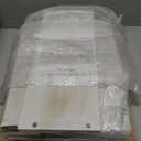 HOMEKOKO Vintage Double Layer Large Bread Box for Kitchen Counter, Retro Design Wooden Large Capacity Bread Storage Bin (White)