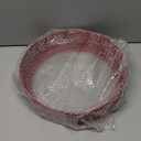 10In Glass Bottom Springform Pan,10 inch Nonstick Cheesecake Pan with Silicone Seal for Easy Release, Leak-Proof, Great Gift for Baking Lovers (Red)