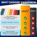 Vanhench Red Wrapping Paper 36" x 2400" (200'), Kraft Paper Roll for Bouquet Flower Wrapping, Art Crafts, Wedding, Birthday, Baby Shower,Mothers Day Gifts, Color Valentines Wrapping Paper