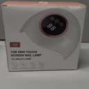 72W UV LED Nail Lamp Light Dryer for Nails Gel Polish with 18 Beads 3 Timer Setting & LCD Touch Display Screen, Auto Sensor, Professional Nails, White