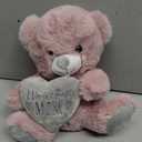 Plush Teddy Bear, World's Best Mom Bear, Pink
