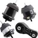 Set of 4 Engine Motor and Transmission Mount Kit Compatible with 2009-2017 Chevrolet Traverse and 2009-2016 Acadia and Buick Enclave & Saturn Outlook 3.6L Replaces# A5458/ A5549/ A5548/ A5444