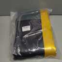 Yellow 100% Blackout Curtains for Bedroom 96 inch Length 2 Panels Set White Grey Modern Abstract Geometric Black Out Curtains Insulated Room Darkening Window Drapes for Living Room, 42Wx96L