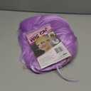 eNilecor Short Bob Hair Wigs 12" Straight with Flat Bangs Synthetic Colorful Cosplay Daily Party Lilac Neon Wig for Women Natural As Real Hair+ Free Wig Cap (Lavender Purple)