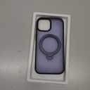 Chicfun 360° O-Ring MagStander for iPhone 15 Case with Magnetic Kickstand Ring Holder [Compatible with MagSafe][360°Rotate Stand Ring][Military Shockproof] Magnet iPhone 15 Phone Cover Matte Blue