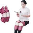 Provides Soothing hot compresses, Knee Support Gear and Massage Devices, offering a Comfortable and Relaxing Experience. The Knee Massage Device is Adjustable. A Great Gift for Parents.