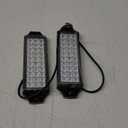 Flush Mount LED Pod Lights, 2PCS 40W Bumper Backup Reverse Spot Off-Road Driving Fog Work 6 Inch LED Light Bar for Truck ATV UTV Boat (White)