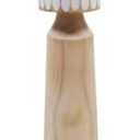 10inc Wood Candle Holder