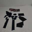 CupHolderHero fits Mitsubishi Outlander Sport Accessories 2018-2023 Premium Custom Interior Non Slip Anti Dust Cup Holder Inserts, Center Console Liner Mats, Door Pocket Liners16pc Set (Blue Trim)