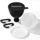 Protein Powder Container Travel Protein Powder Container to Go with Water Bottle Funnel, Funnel for Water Bottles & Powder Mixes (2)