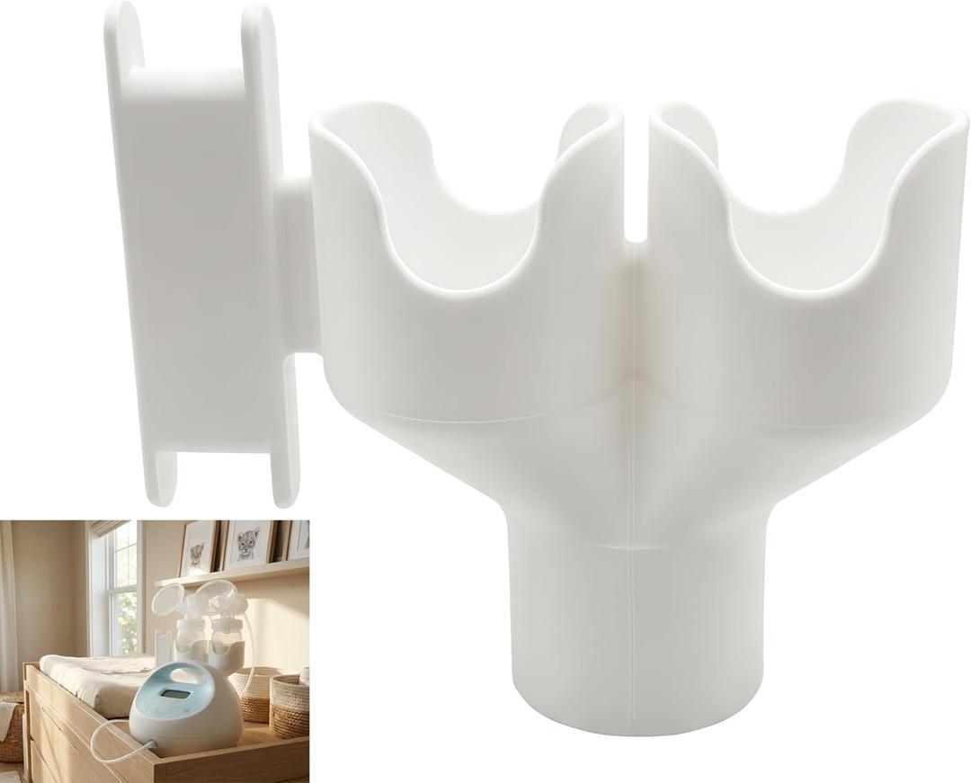 [Old Version ONLY] Dual Bottle and Hose Holder Compatible with Spectra S1 (Older Models), NOT for New S1 Plus, Space-Saving Organizer with Hose Wrap Arm