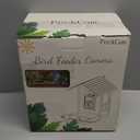 PeckCam Bird Feeder with Camera, AI Identify 10000+ Birds, 2K HD Video Bird Camera Live with Solar Panel, 32GB Card & DIY Add-ons, Smart Birdhouse Camera for Outdoor, Gift for Birds Lover, Metal (Green)