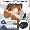 CoolFire Vibrating Alarm Clock for Heavy Sleepers, Deaf & Hard of Hearing Rechargeable Portable Travel Digital Clock with Strong Bed Shaker Choose Silent Vibration OR Loud Sound Mode LCD Backlight