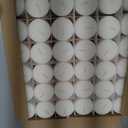 CANDWAX Ivory Votive Candles Pack of 72 - Unscented Smokeless Long Lasting Small Candle Set - Ideal for Home Decor, Spa, Special Occasions, Dinners and Parties - Votive Ivory Candles Bulk
