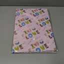 4 x RiukRaiu Valentine's Day Wrapping Paper for Men Women - Pink Gift Wrap Balloon Heart Envelope for Romantic Lovers Wedding - 4 Folded Sheets 28 X 40 Inch, Easy to Store