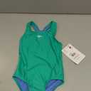 Speedo Girl's Swimsuit One Piece Closed Racerback, 6