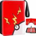 Trading Card Binder with 9 Pocket, Compatible with Pokemon, MTG, Yugioh, TCG Cards - 400 Pocket Card Album Folder(Extra Large)
