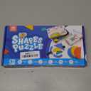 Coogam Wooden Pattern Blocks - Tangram Shape Puzzle Set Color Sorting Stacking Game Wood Animal Jigsaw Preschool Montessori Brain Teaser STEM Gift for 3 4 5 Years Old Toddler Kids (60 Pattern Cards)