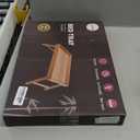 VaeFae Acacia Bed Table Tray, Wooden Breakfast Tray with Folding Legs, Bed Tray for Eating and Laptop, Eating Trays for Bedroom (Medium)