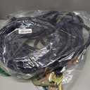 50FT Vertical Lifeline Assembly with Alloy Steel Anti-Panic Rope Grab Snap Hook Shock Absorb Lanyard, Fall Protection Rope Safety Climbing Equipment Roofing Safety Kit, CE ANSI OSHA Rated