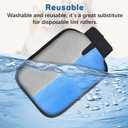 Electrostatic Pet Hair Remover Glove, 2 in 1 Double Sided Pet Hair Removal Glove for Cats & Dogs, Washable Reusable Pet Grooming Glove for Couch, Furniture, Carpet, Car Seat, Curtain (1 PCS)