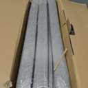 Wider Dog Ramp for High Bed with Storage 18" H, Foldable Dog Stairs for Small, Medium, Large Older Senior Animal, Sturdy Dog Step for Climbing Bed or Couch, Arthritis-Friendly (Gray, No Condo)