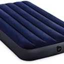 Intex 64757E Dura-Beam Standard Downy Air Mattress: Fiber-Tech - Twin Size - 10in Bed Height - 300lb Weight Capacity - Pump Sold Separately