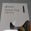 AUROTH Tactical Harness for Large Dogs No Pull Adjustable Pet Harness Reflective K9 Working Training Easy Control Military Service Pet Vest Army Yellow XL (XL(Neck:20-31",Chest:26-42"),75-135 lbs)