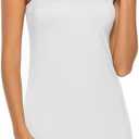 EISHOPEER Women's Full Slips Dress Adjustable Spaghetti Strap Cami Under Dress, (X-Large, White)