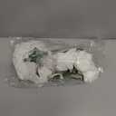 Artificial Roses Single Stem 10pcs Fake Silk Flower Arrangement Bouquet for Home Party Wedding Decoration(White) (White(not Include Vase))