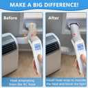 Portable Air Conditioner Hose Cover, Portable AC Hose Duct Vent Insulation Sleeve AC Hose Insulated Cover Wrap for 5" & 5.9" Diameter AC Exhaust Hoses Tube for Heat Reduction