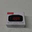 Timex Alarm Clock with Large Display, Digital Alarm Clock for Bedroom Includes 120V Universal Power Adapter (T121B - Black)