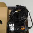 Endoscope Camera with Light, Inspection Borescope Camera with 4.3" IPS Screen, 1920P HD with 8 LED Lights, 16.6FT Semi-Rigid Cord Bore Scope, IP67 Waterproof Endoscope for Sewer, Tools(Orange)