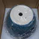 8 Inch Plant Pot - Ceramic Planter for Indoor Plants Outdoor, Round Planter with Drainage Hole and Saucer, Modern Decorative Flower Pots, Home Office Room Decor, Plant Lovers Gifts, Blue