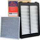 OIFILLIO Engine Cabin Air Filter for Tucson(2022-2025),Santa Fe(2021-2025),Sorento(21-25),Santa Cruz(2022-2025),Sport-age(23-25),K5 (2021-2025),28113L1000&97133L1000, NOT FOR HYBRID