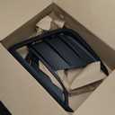 yhcdsea for 2025 2026 Tesla Model Y Juniper Front Fog Light Cover Trim Eyebrow Frame Decorative Accessories (Juniper-Matt Black)