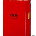 VEVOR Fuel Caddy 35 Gallon, Gas Storage Tank on 4 Wheels, with Manual Transfer Pump, Gasoline Diesel Fuel Container for Cars, Lawn Mowers, ATVs, Boats & More, Red