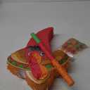 Lewtemi Mexican Piata Small Red Chili for Birthday Party Cinco De Mayo Pepper Fiesta Decorations with Piata Stick Blindfold Confetti Set