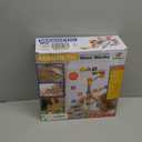 MIEBELY Magnetic Tiles, 112 PCS Magnetic Maze Building Blocks Toy for Kids with Glowing Ball, Magnet Marble Run Set, STEM Education Toddler Toy Building Block Gifts for Boys and Girls 3 4 5 6 7 8 9