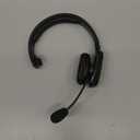 Bluetooth Headset, 60hrs Noise Canceling V5.2 Over Head Headphones, Single Ear Trucker Wireless Headset with Mic, Mute Button, Multipoint, for Phones PC Computer Truck Driver Office Work - Black (Carbon)