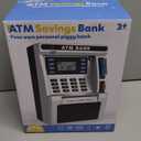 BAODLON Piggy Bank for Kids, ATM Machine Bank for Real Money with Debit Card, Bill Feeder, Coin Recognition, Balance Calculator, Electronic Savings Safe Box, Cool Stuff Toys Gifts for Teen Boys Girls (Black)