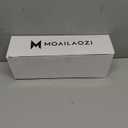 MOAILAOZI Women's Flat Sandals Pleated Leather & Rhinestone Strappy Slides With Soft Memory Foam Insole, Beach Leather Slippers for Summer Vacation (8, Black)