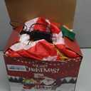 5FT Christmas Inflatable Outdoor Decoration, Gingerbread Man in Coffee Mug Blow Up LED Light Christmas Inflatables Yard Decorations with Build-in LEDs for Indoor Outdoor Garden Party Lawn Xmas Decor