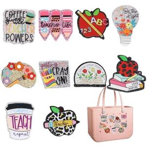 WarmWhisper Charms Compatible with Bogg Bag, Teacher Accessories for Bogg Bag,Charms Compatible with Simply Southern Totes