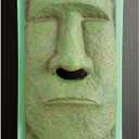 Bits and Pieces-Tissue Box Cover Stone Face Tissue Holder - Great Gag Gift for Your Office, Desk, or Living Room